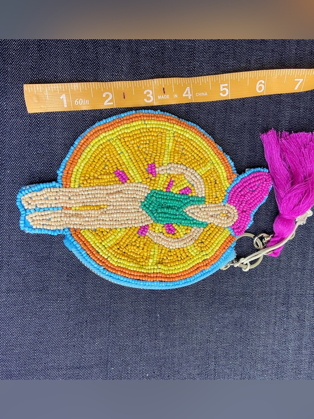 Beaded wallet